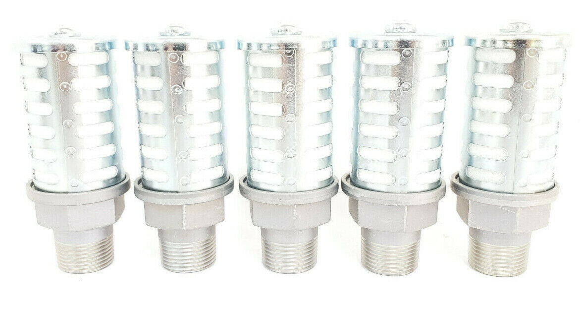 LOT OF 5 NEW SMC AN500-06 AN SILENCERS AN 3/4INCH STANDARD (PT)