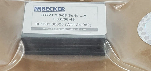 5 NEW BECKER 90130300005 DT/VT 3.6/08 SERIE...A T 3.6/08-49 VANE KIT (WN124-082)