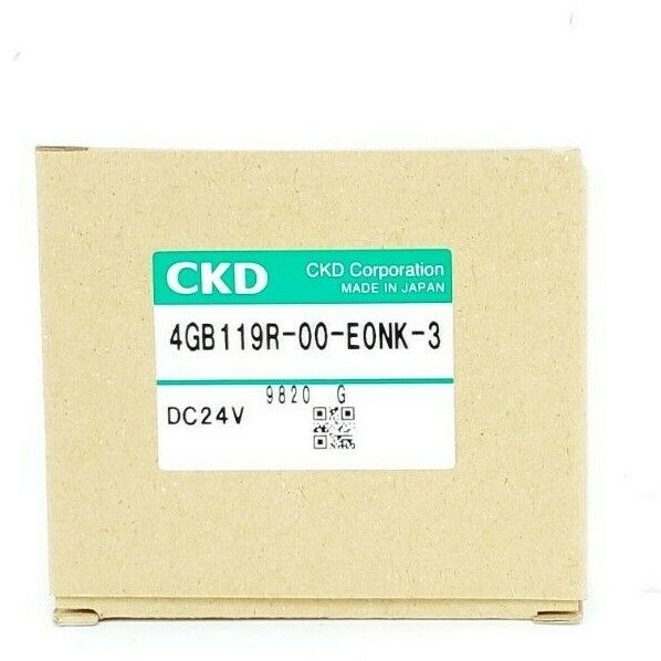 NIB CKD 4GB119R-00-E0NK-3 VALVE DC24V,  4GB119R00E0NK3