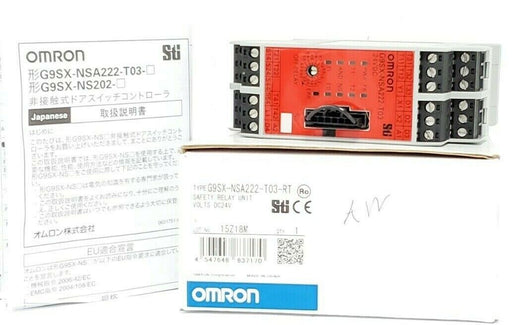 NIB OMRON G9SX-NSA222-T03-RT NON-CONTACT DOOR SWITCH CONTROLLER G9SXNSA222T03RT