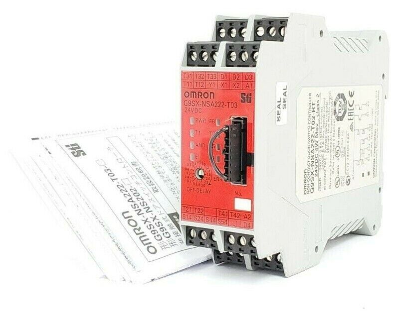 NIB OMRON G9SX-NSA222-T03-RT NON-CONTACT DOOR SWITCH CONTROLLER G9SXNSA222T03RT