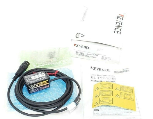 NIB KEYENCE BL-1300 BARCODE READER LASER SINGLE SCAN BL1300