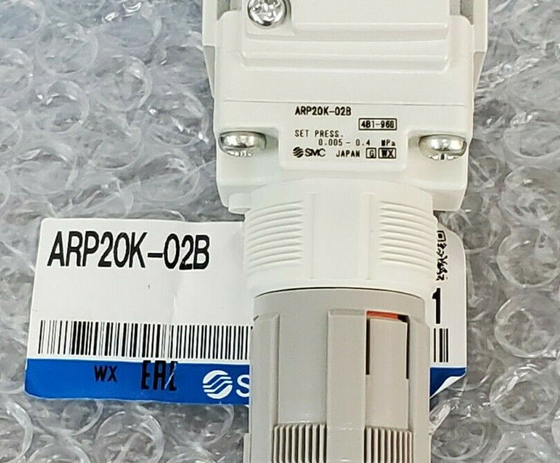 NEW SMC ARP20K-02B PRECISION REGULATOR ARP20K02B, 1/4'', 0.005-0.4 MPa
