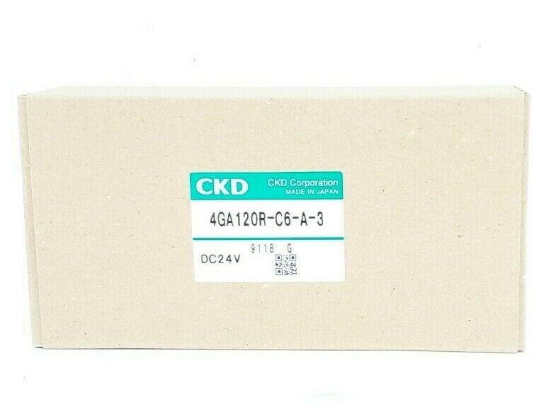 NIB CKD 4GA120R-C6-A-3 VALVE DC24V 4GA120RC6A3