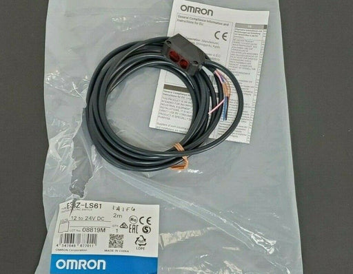 NEW OMRON E3Z-LS61 PHOTOELECTRIC SWITCH E3ZLS61, 12 TO 24V DC, 2M