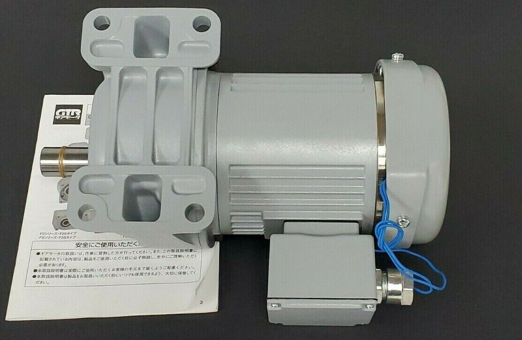 NIB NISSEI GTR G3LB-22-100-T010AX 3-PHASE INDUCTION MOTOR MFG. NO. 81226960001