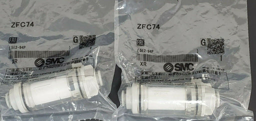 LOT OF 2 NEW SMC ZFC74 IN-LINE AIR FILTERS