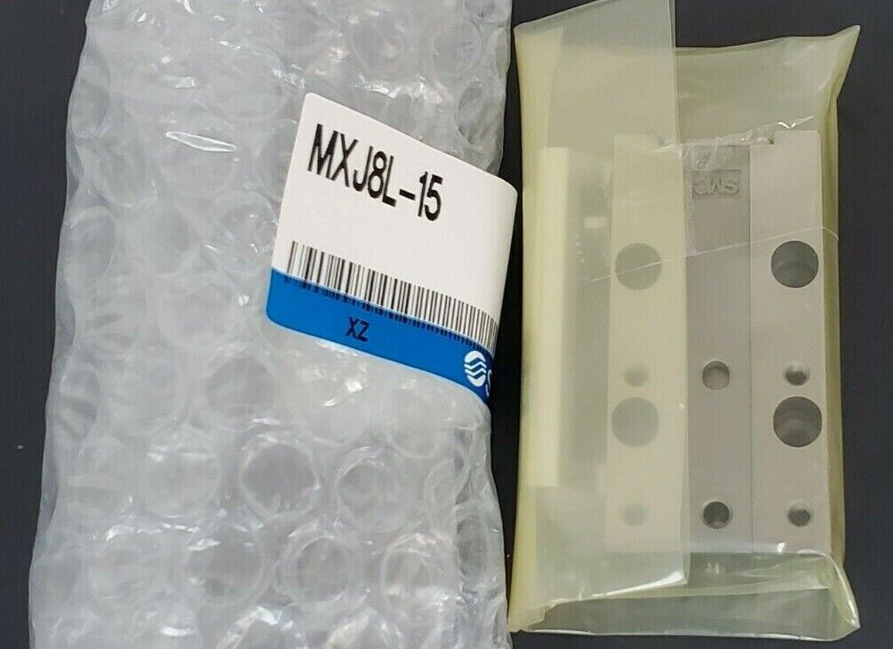 NEW SMC MXJ8L-15 PRECISION AIR SLIDE TABLE CYLINDER MXJ8L15