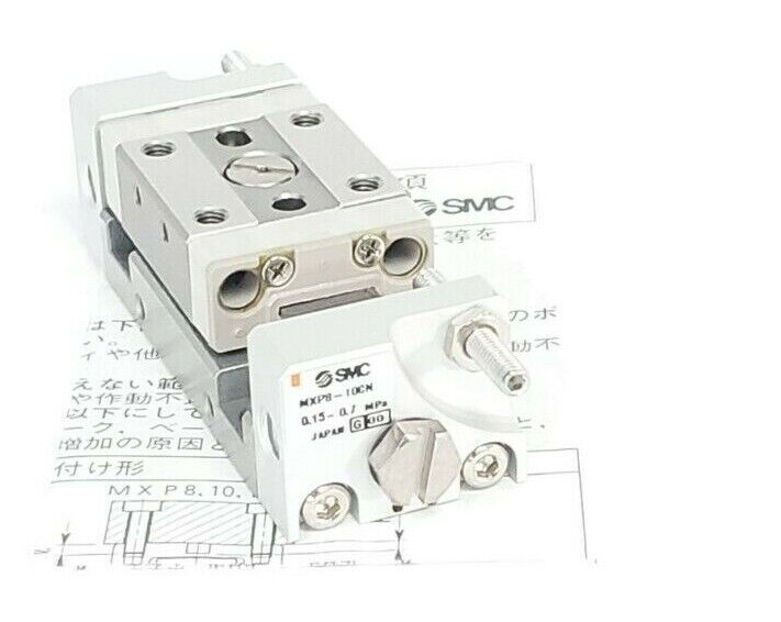 NEW SMC MXP8-10CN SLIDE TABLE CYLINDER MXP810CN