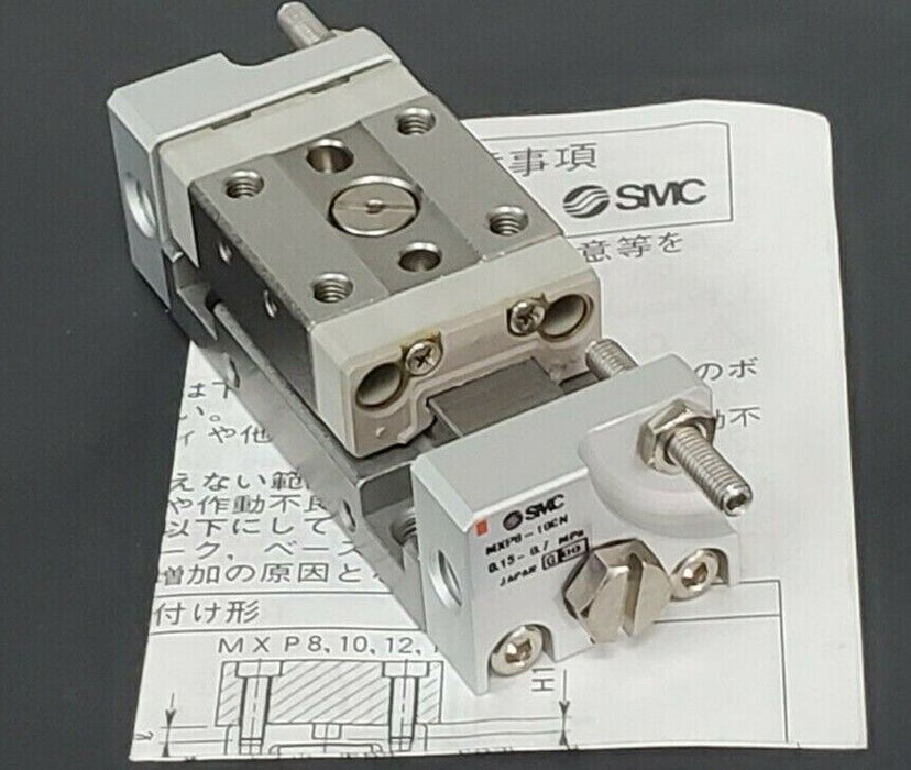 NEW SMC MXP8-10CN SLIDE TABLE CYLINDER MXP810CN