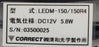 NEW CORRECT / SHIBATEC 3F10398J0 FLAT LIGHT LEDM-150/150R4