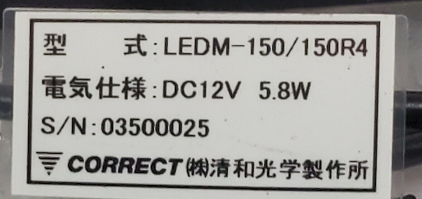 NEW CORRECT / SHIBATEC 3F10398J0 FLAT LIGHT LEDM-150/150R4