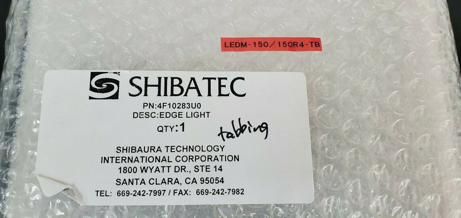 NEW CORRECT / SHIBATEC 4F10283U0 EDGE LIGHT LEDM-150/150R4-TB DC12V 5.8W