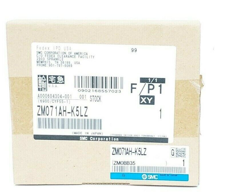 NIB SMC ZM071AH-K5LZ VACUUM EJECTOR VALVE ZM071AHK5LZ