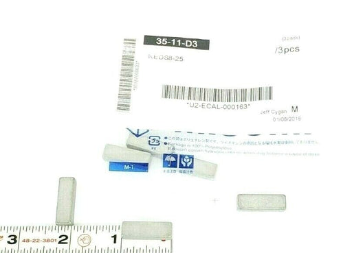 LOT OF 6 NEW MISUMI KEDS8-25 PARALLEL KEYS KEDS825