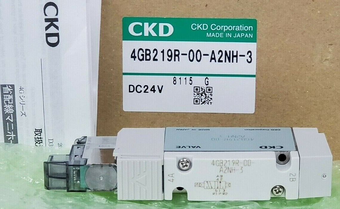 NIB CKD 4GB219R-00-A2NH-3 VALVE MANIFOLD 4GB219R00A2NH3, DC24V