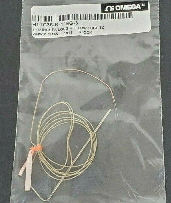 NEW OMEGA HTTC36-K-116G-3 HOLLOW TUBE TC 1-1/2'' LONG HTTC36K116G3
