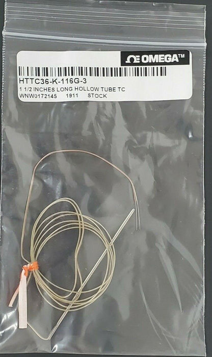 NEW OMEGA HTTC36-K-116G-3 HOLLOW TUBE TC 1-1/2'' LONG HTTC36K116G3