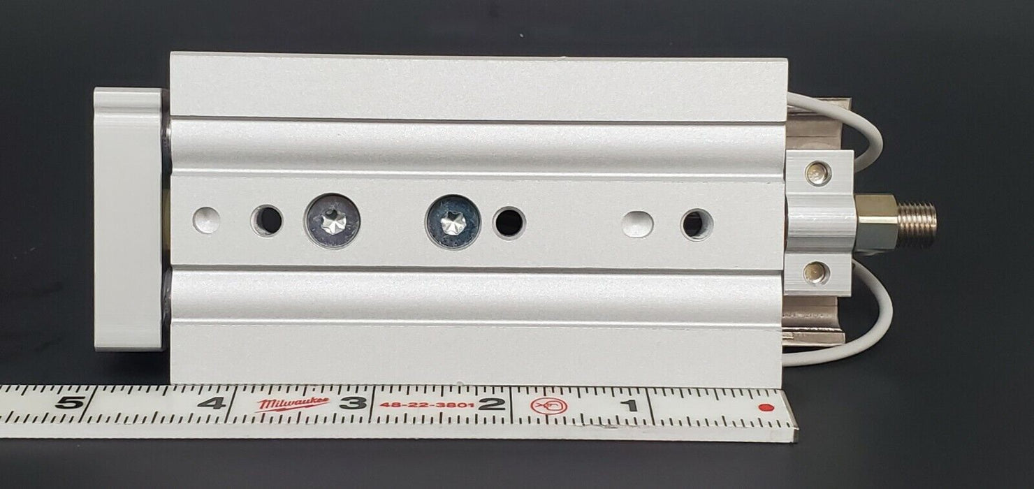 NEW SMC MXQ16A-50ZH3-M9B CYLINDER, SLIDE TABLE W/ AUTO SWITCH MXQ16A50ZH3M9B