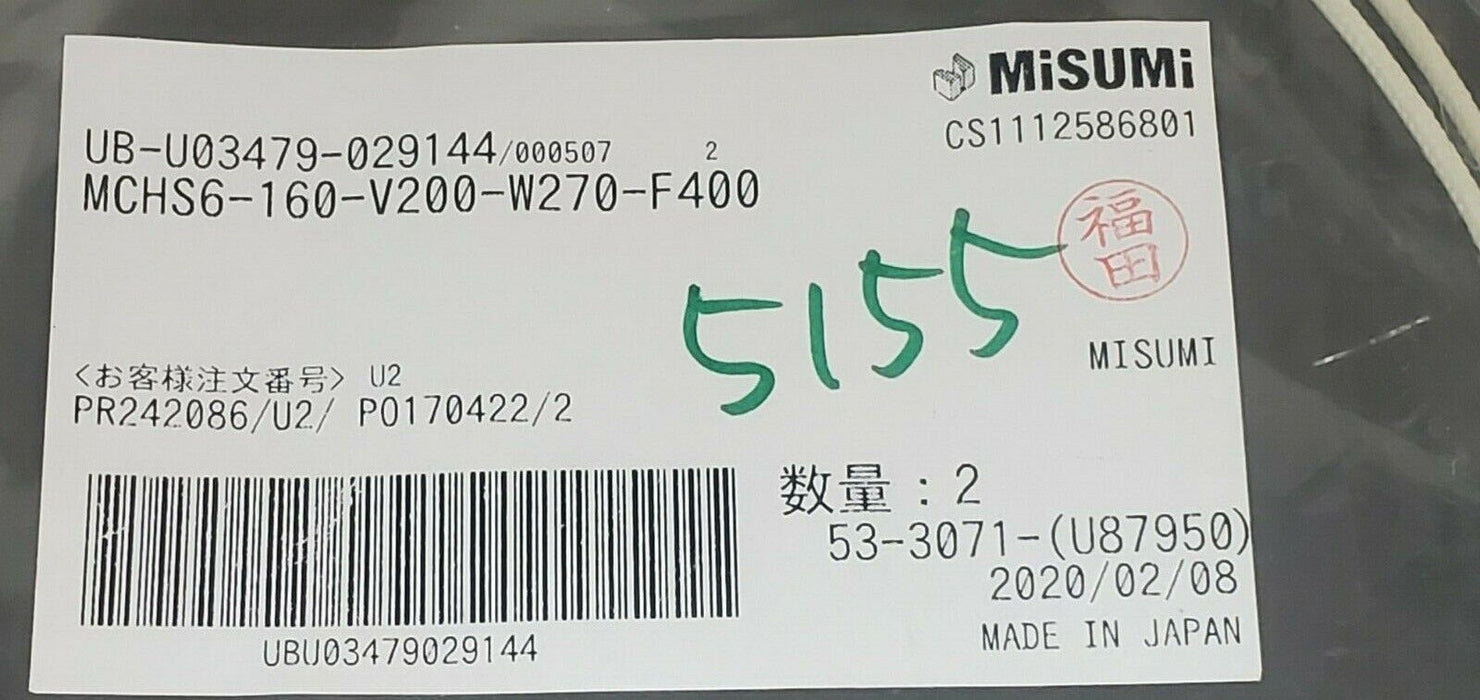 NEW MISUMI MCHS6-160-V200-W270-F400 CARTRIDGE HEATER
