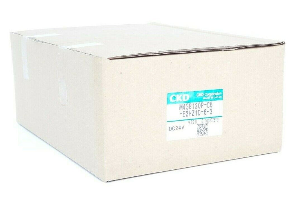 NIB CKD M4GB120R-C6-E2HZ1D-6-3 VALVE MANIFOLD ASSEMBLY M4GB120RC6E2HZ1D63, DC24V