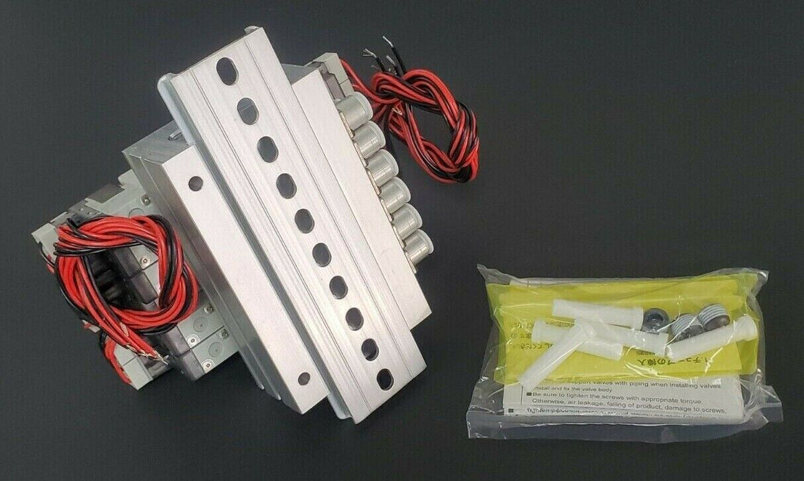 NIB CKD M4GB120R-C6-E2HZ1D-6-3 VALVE MANIFOLD ASSEMBLY M4GB120RC6E2HZ1D63, DC24V