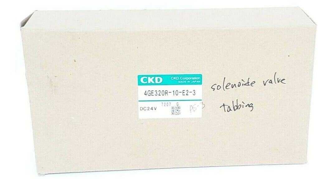NIB CKD 4GE320R-10-E2-3 VALVE ASSEMBLY 4GE320R10E23, DC24V
