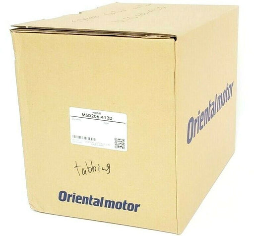 NIB ORIENTAL MOTOR MSD206-412D SPEED CONTROL MOTOR MSD206412D