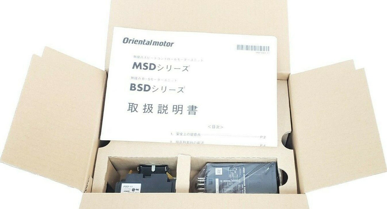 NIB ORIENTAL MOTOR MSD206-412D SPEED CONTROL MOTOR MSD206412D