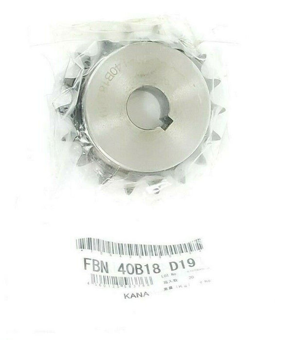 LOT OF 3 NEW KANAYAMA MISUMI FBN 40B18 D19 FINISHED BORE SPROCKETS FBN40B18D19