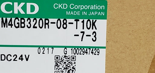 NIB CKD M4GB320R-08-T10K-7-3 VALVE MANIFOLD ASSEMBLY DC24V, M4GB320R08T10K73