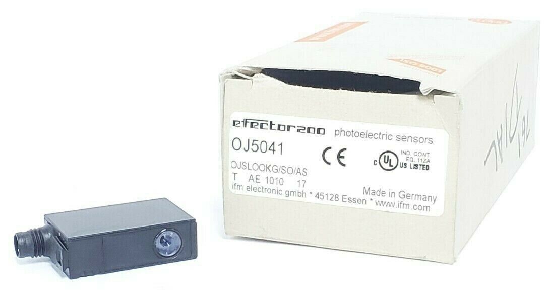 IFM OJSLOOKG/SO/AS THROUGH-BEAM LASER SENSOR TRANSMITTER OJ5041 (NO HARD WARE)