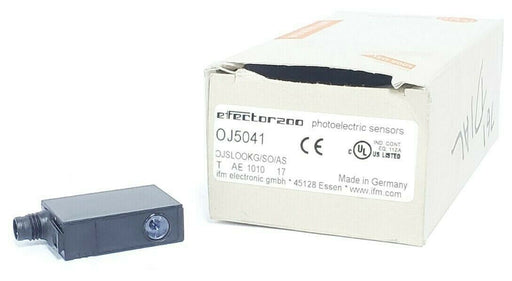 IFM OJSLOOKG/SO/AS THROUGH-BEAM LASER SENSOR TRANSMITTER OJ5041 (NO HARD WARE)