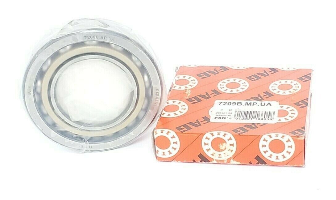 NIB FAG 7209B.MP.UA SINGLE ROW ANGULAR CONTACT BALL BEARING
