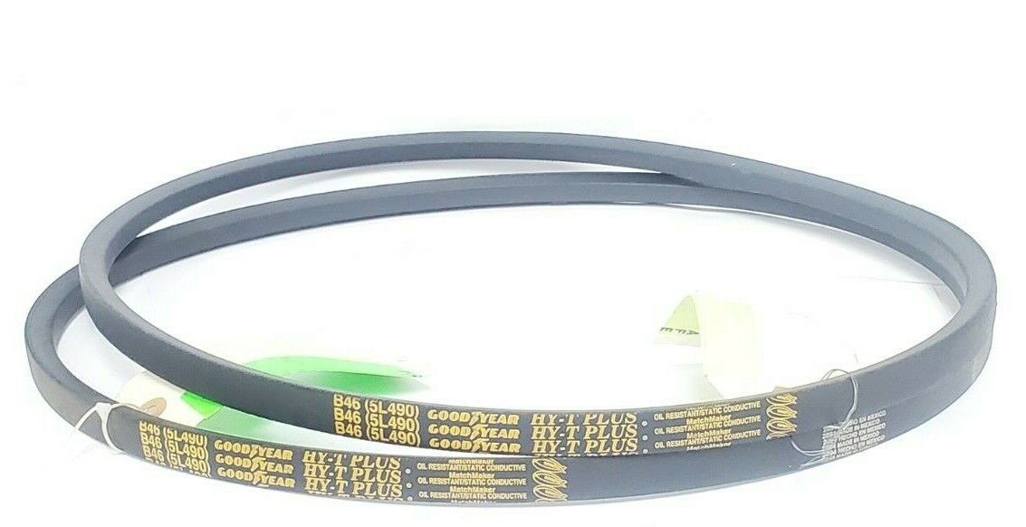 LOT OF 2 NEW GOODYEAR B46 HY-T PLUS BELTS (5L490)