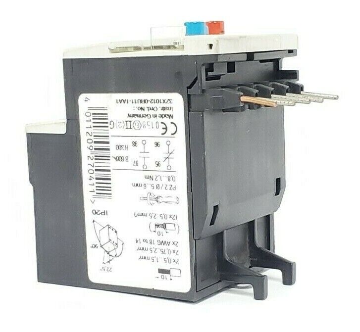 SIEMENS 3RU1116-1GB0 OVERLOAD RELAY 1NO/1NC 4.5-6.3AMP, 3RU11161GB0