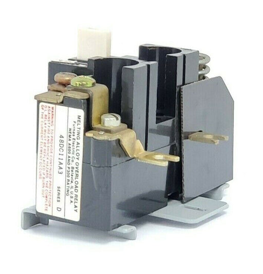 FURNAS 48DC11AA3 MELTING ALLOY OVERLOAD RELAY SER. D