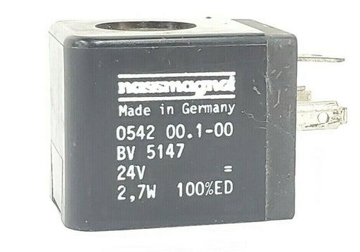 NASSMAGNET 0542-00.1-00 SOLENOID VALVE COIL BV-5147 24V 2,7W 100%ED