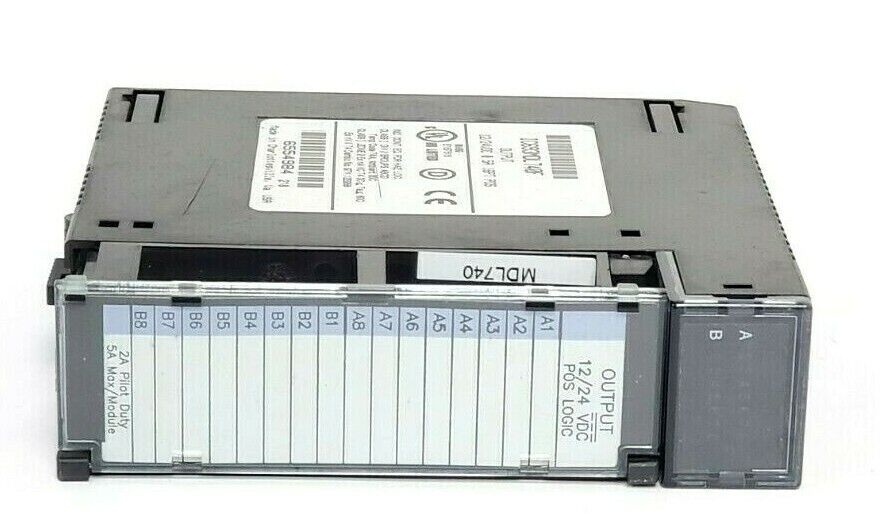 GE FANUC IC693MDL740F OUTPUT MODULE 12/24VDC 0.5A 16PT POS
