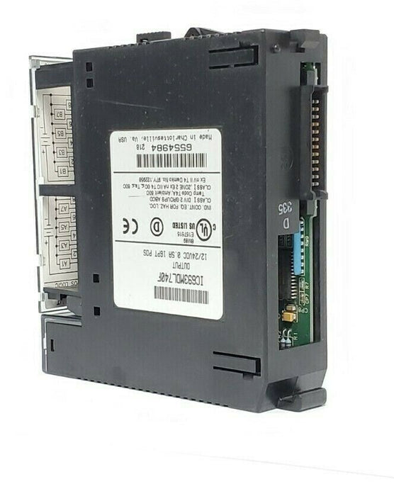 GE FANUC IC693MDL740F OUTPUT MODULE 12/24VDC 0.5A 16PT POS