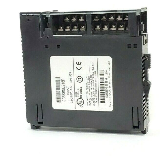 GE FANUC IC693MDL740F OUTPUT MODULE 12/24VDC 0.5A 16PT POS
