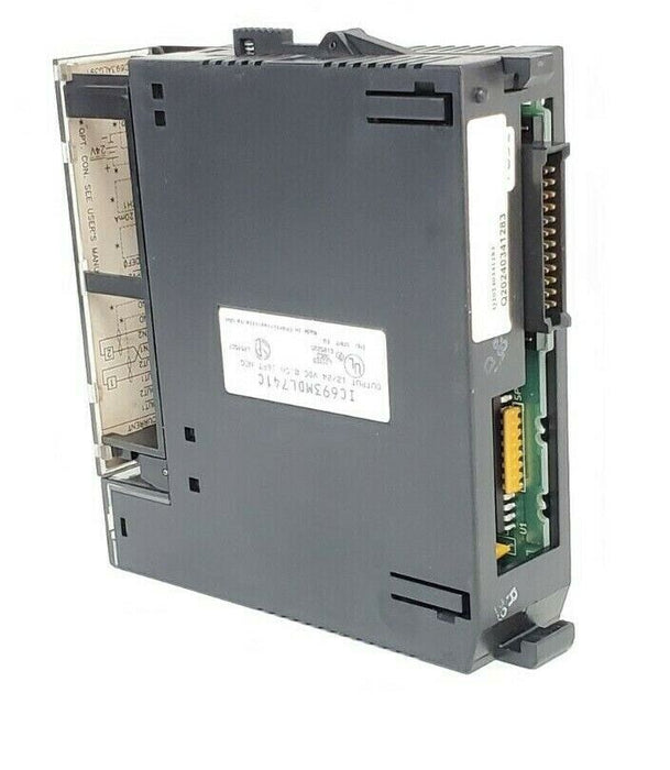 GE FANUC IC693MDL741C OUTPUT MODULE 12/24 VDC, 0.5A, 16 PT NEG