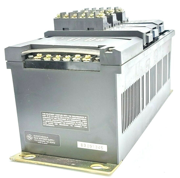 GE FANUC IC610CHS100A RACK W/ POWER SUPPLY, IC610MDL175A, IC610MDL101A