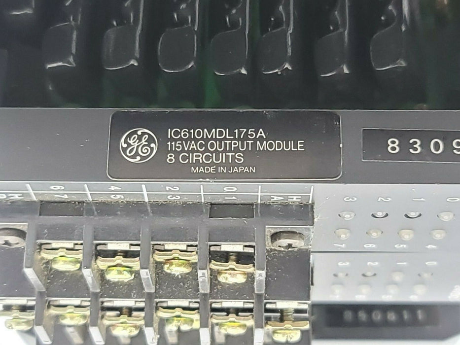 GE FANUC IC610CHS100A RACK W/ POWER SUPPLY, IC610MDL175A, IC610MDL101A