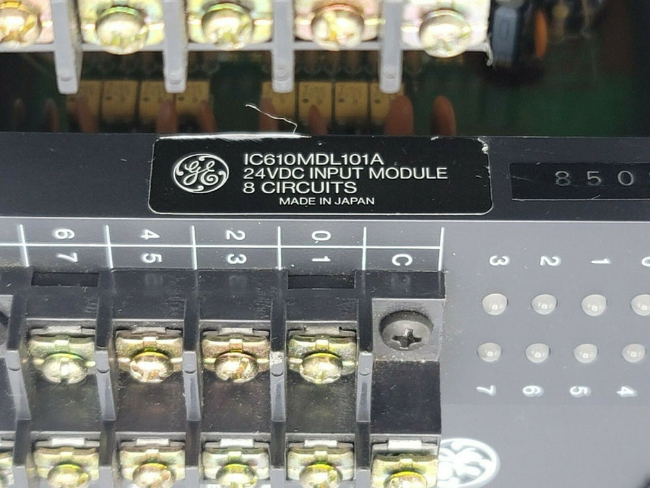 GE FANUC IC610CHS100A RACK W/ POWER SUPPLY, IC610MDL175A, IC610MDL101A