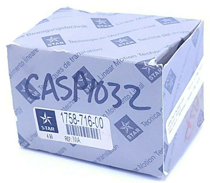 NIB STAR 1758-716-00 LINEAR BEARING 175871600