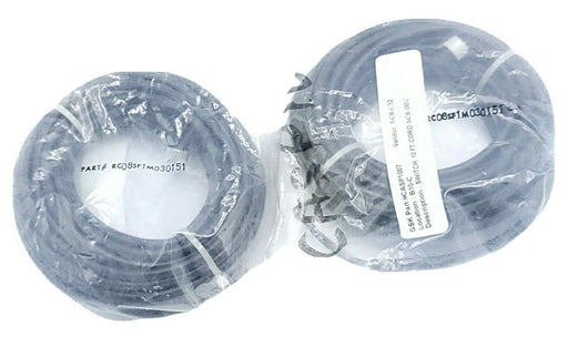 LOT OF 2 NEW CANFIELD RC08SF1M030151 CORDSETS 3 PIN FEMALE RIGHT ANGLE