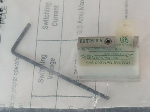 NEW NUMATICS SH6-002 REED SWITCH SH6002