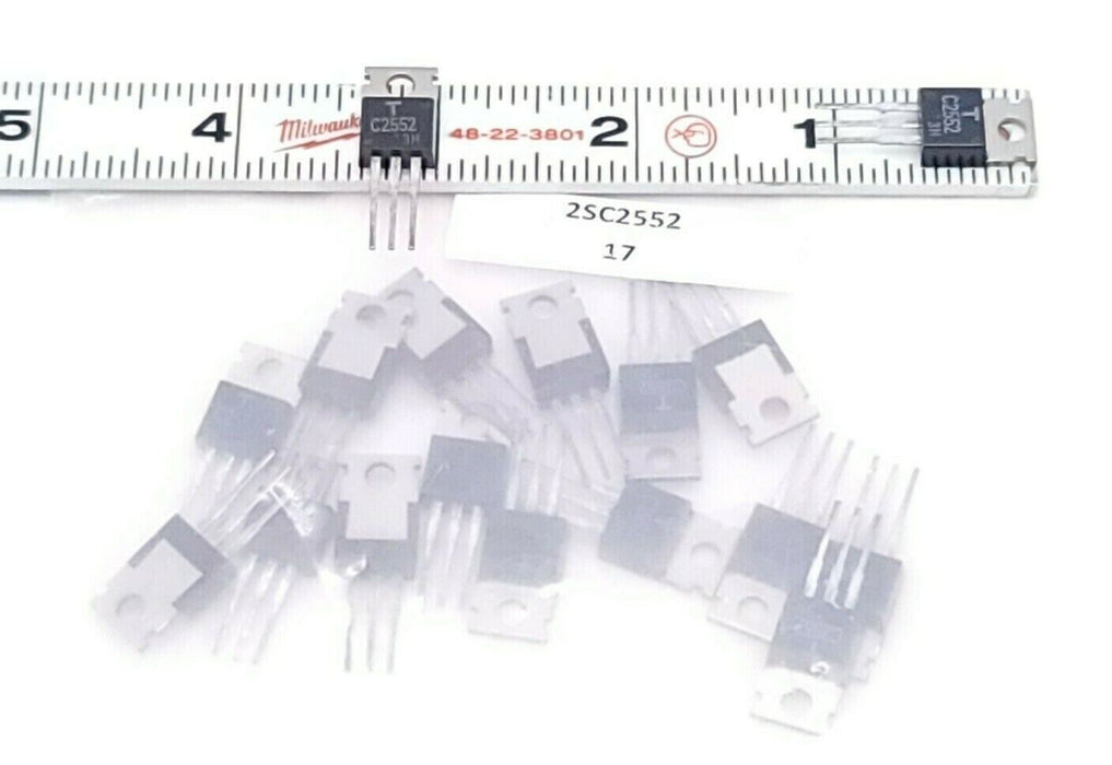 LOT OF 17 NEW TOSHIBA 2SC2552 TRANSISTORS 2AMP 400V NPN