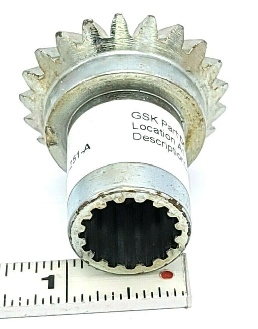 NEW GENERIC GEAR MITER W/SPLINDE HUB 1828-251-A